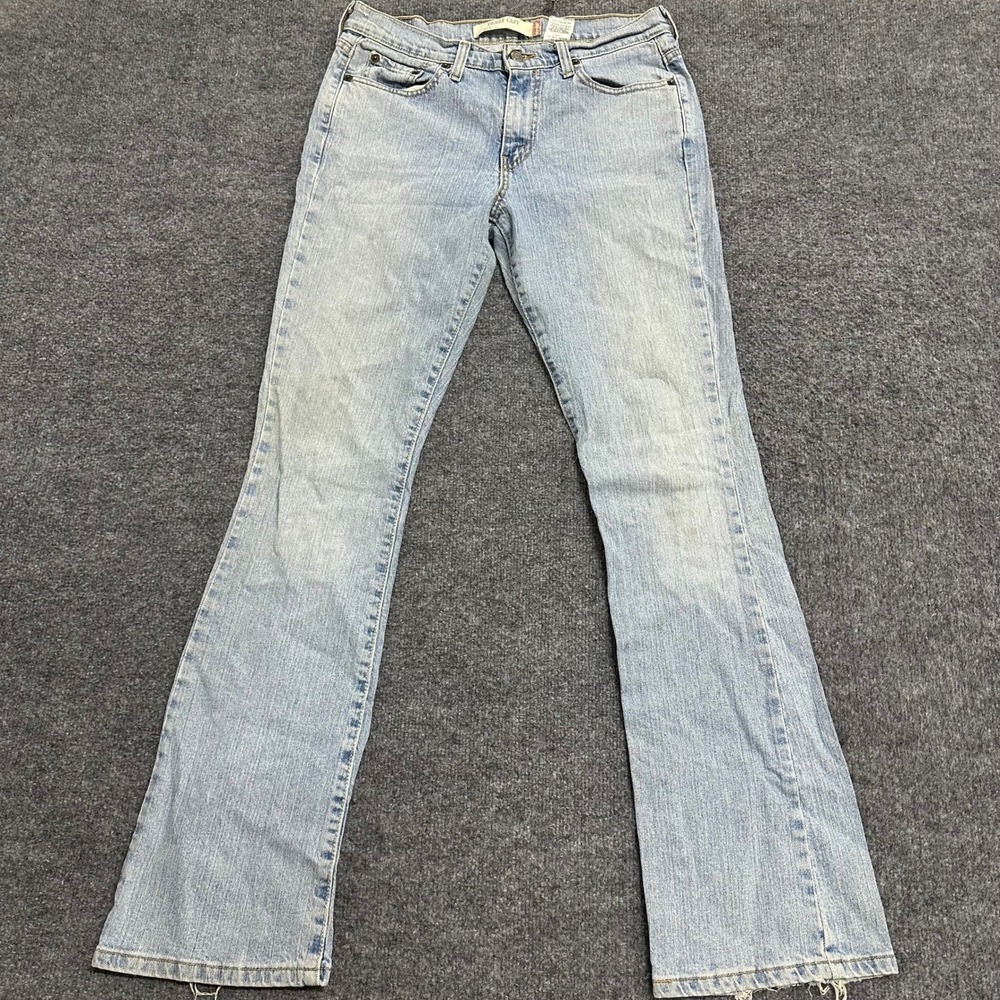 Levi's Jeans Womens Size 8L Light Wash Blue 515 Bootcut Stretch Denim Casual